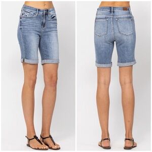 Judy Blue High Rise Stretch Denim Shorts [1801]